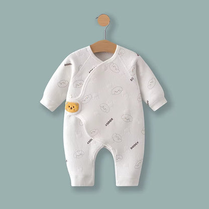 Soft Cotton Baby Romper – Adorable Bear Design