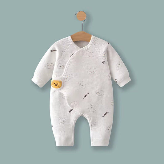 Soft Cotton Baby Romper – Adorable Bear Design