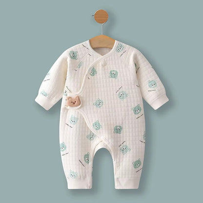 Soft Cotton Baby Romper – Adorable Bear Design