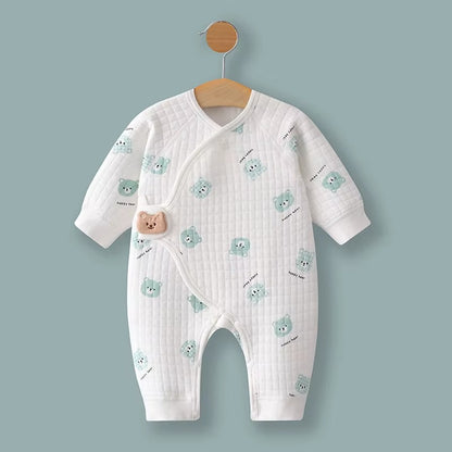 Soft Cotton Baby Romper – Adorable Bear Design