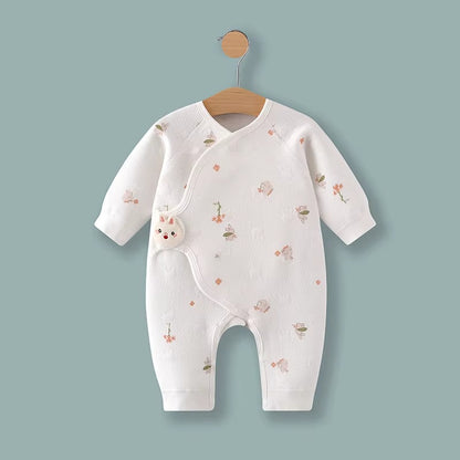 Soft Cotton Baby Romper – Adorable Bear Design