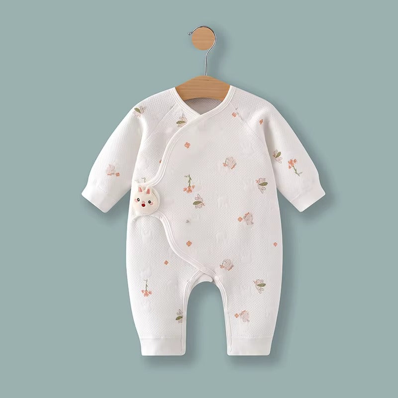 Soft Cotton Baby Romper – Adorable Bear Design